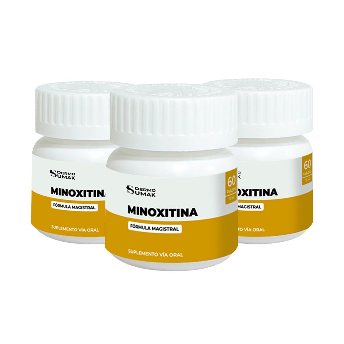 GENERICO - Minoxitina 5 - 60 capsulas- Dermo Sumak 3 Uni