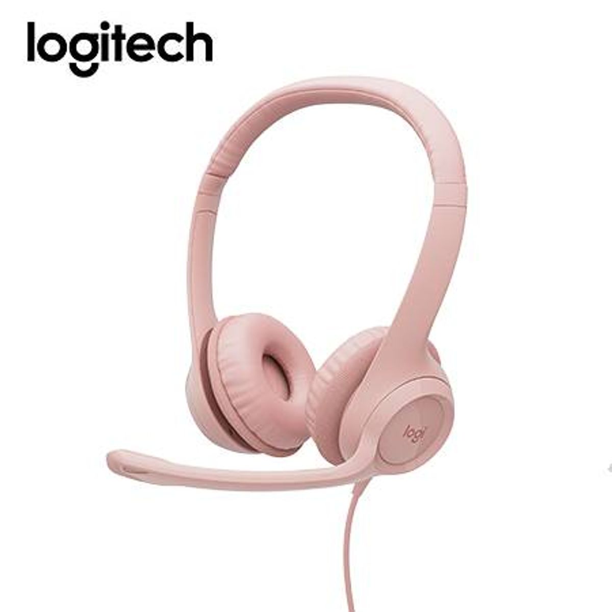 LOGITECH - AUDIFONO CMICROF LOGITECH H390 USB NOISE CANCELLING ROSE