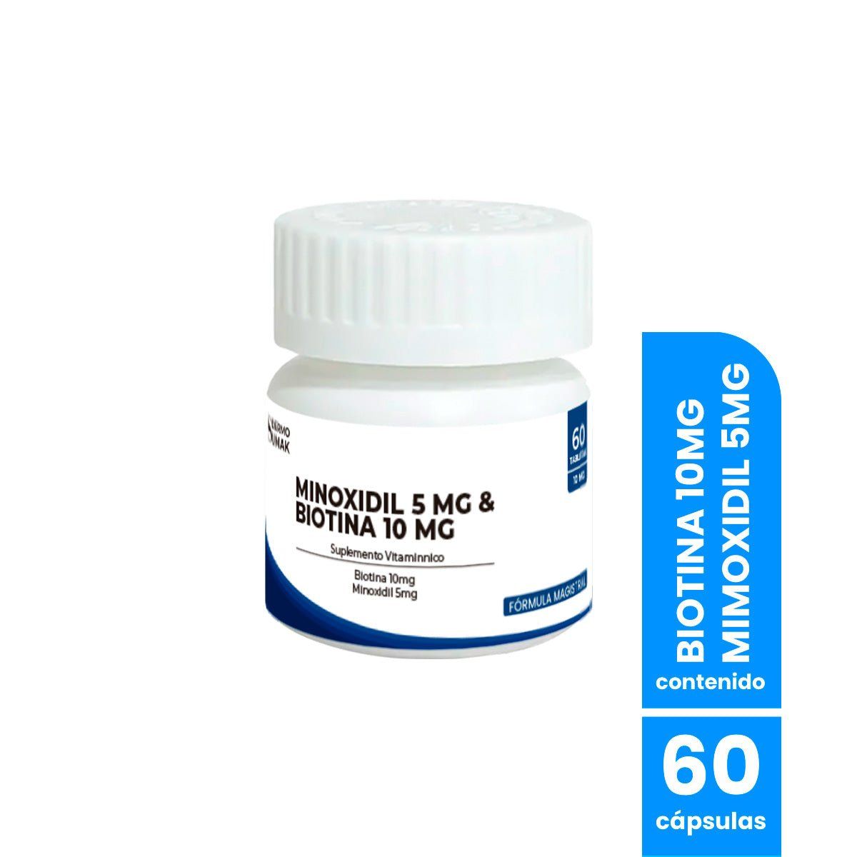 GENERICO - Minoxidil 5mg & Biotina 10mg 60capsulas Dermo Sumak