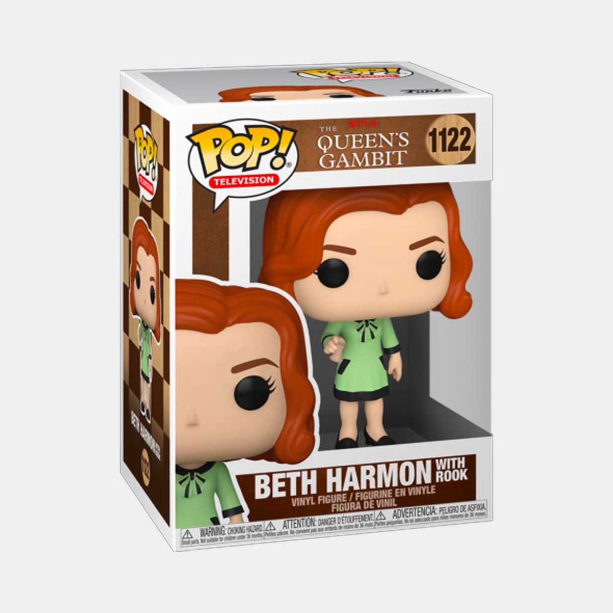FUNKO - FUNKO POP TELEVISION QUEENS GAMBIT - BETH HARMON WITH ROOK