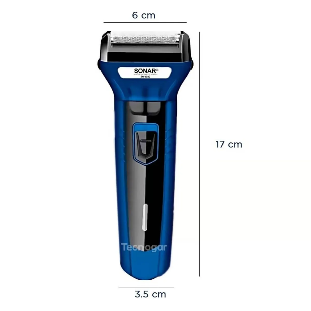 SONAR - Máquina de Afeitar Inalámbrica 3 en 1 para Nariz Barba y Cabello