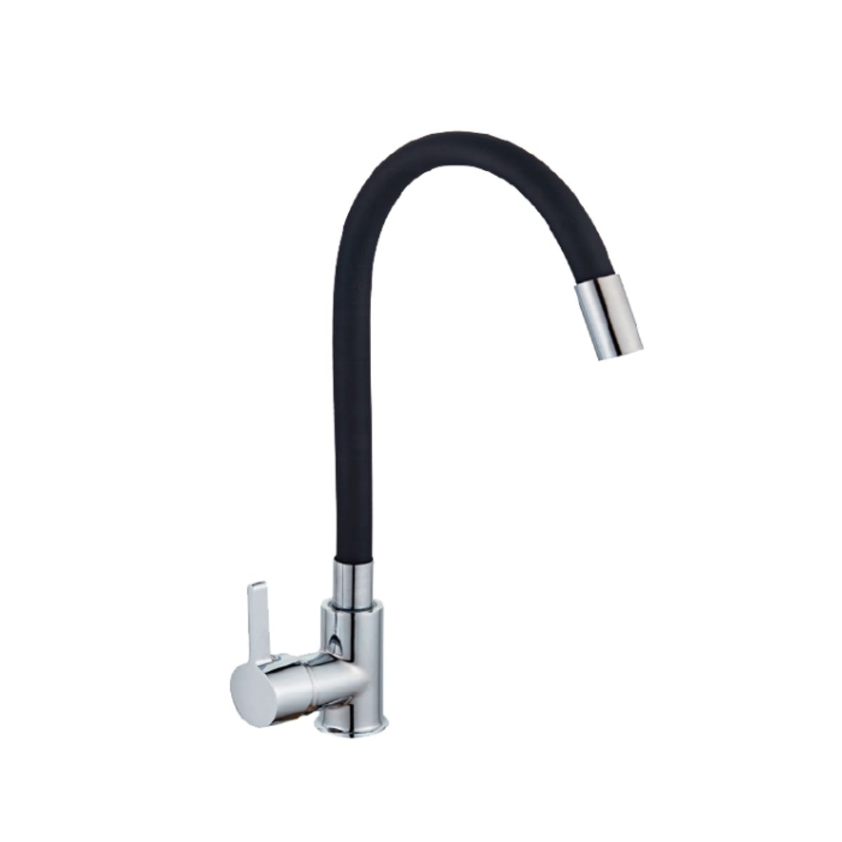 XM - MEZCLADORA MONOCOMANDO DE COCINA AL MUEBLE NEGRO M04016