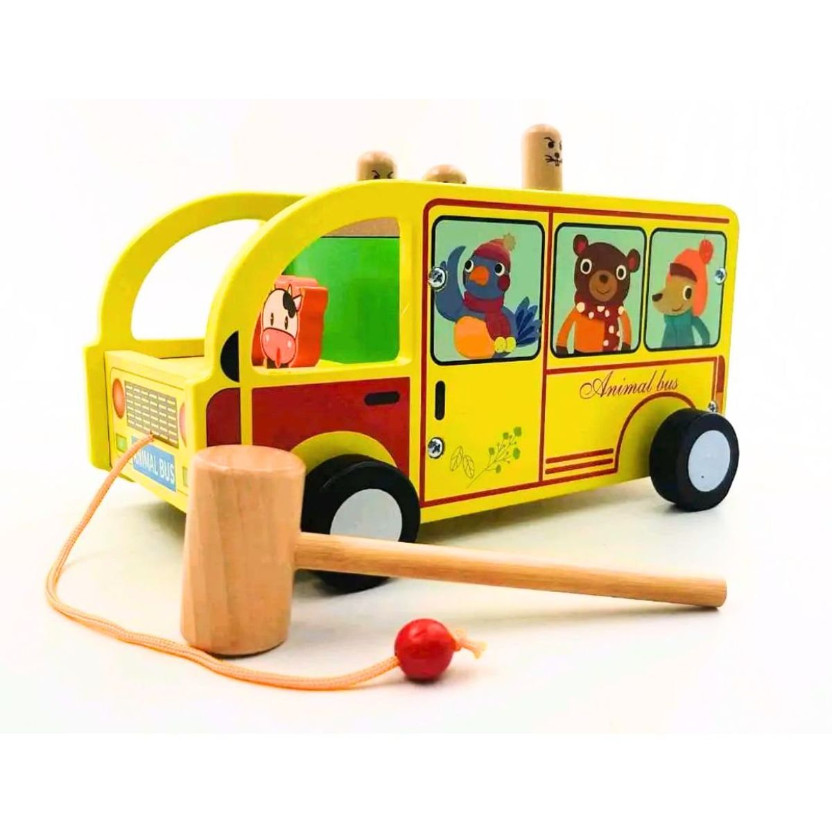 GENERICO - Juego Didáctico Bus de Topo con Martillo