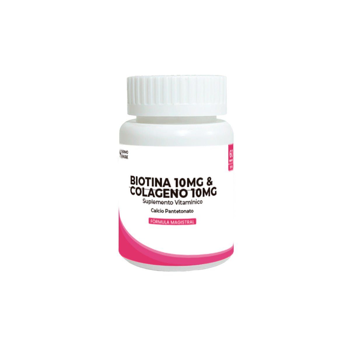 GENERICO - Biotina 10mg & Colageno 10mg 90 capsulas Dermo Sumak