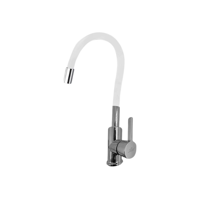 XM - MEZCLADORA MONOCOMANDO DE COCINA AL MUEBLE BLANCO M04017