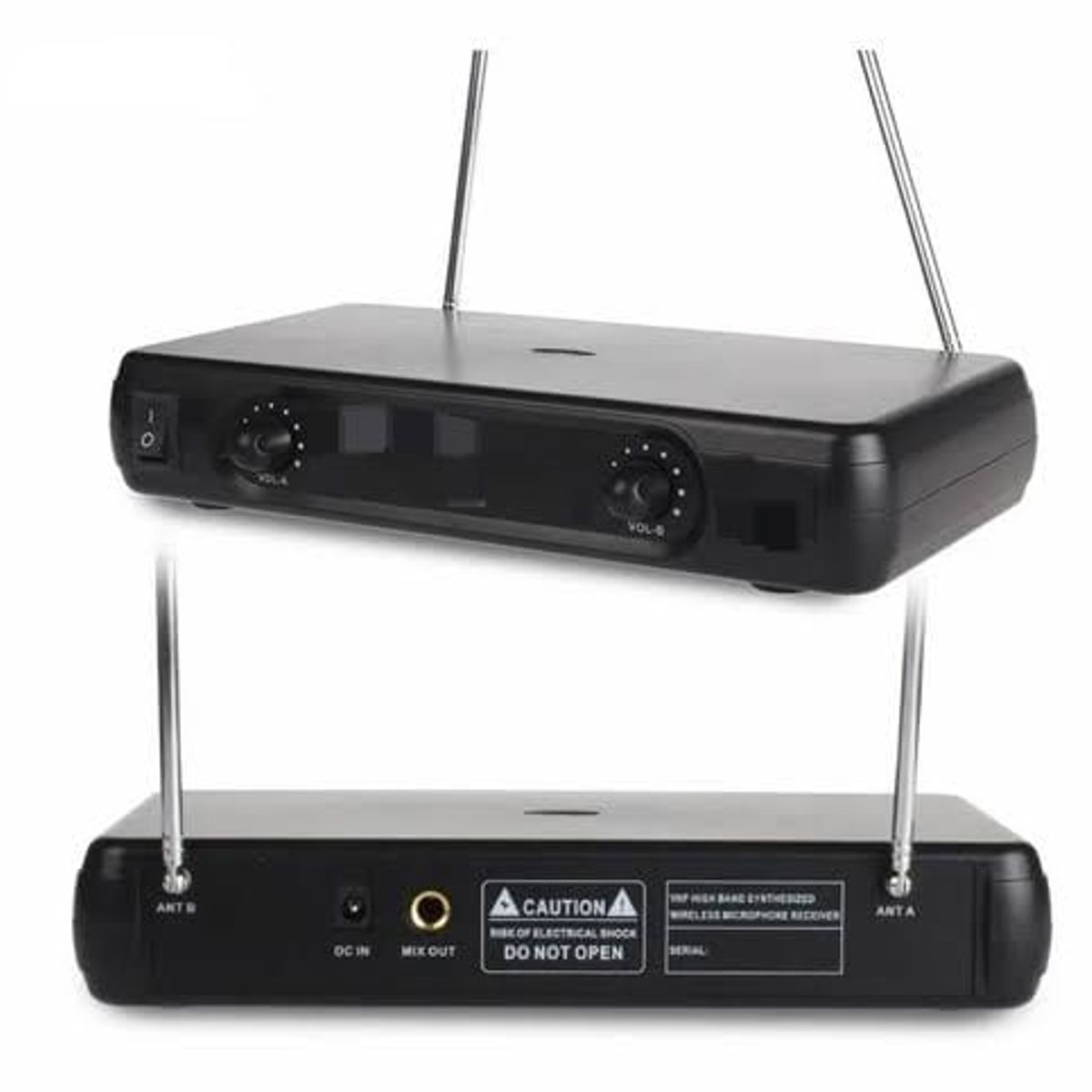 OEM - Micrófono Dual Inalámbrico Profesional De 2 Canales Xy-v2-p