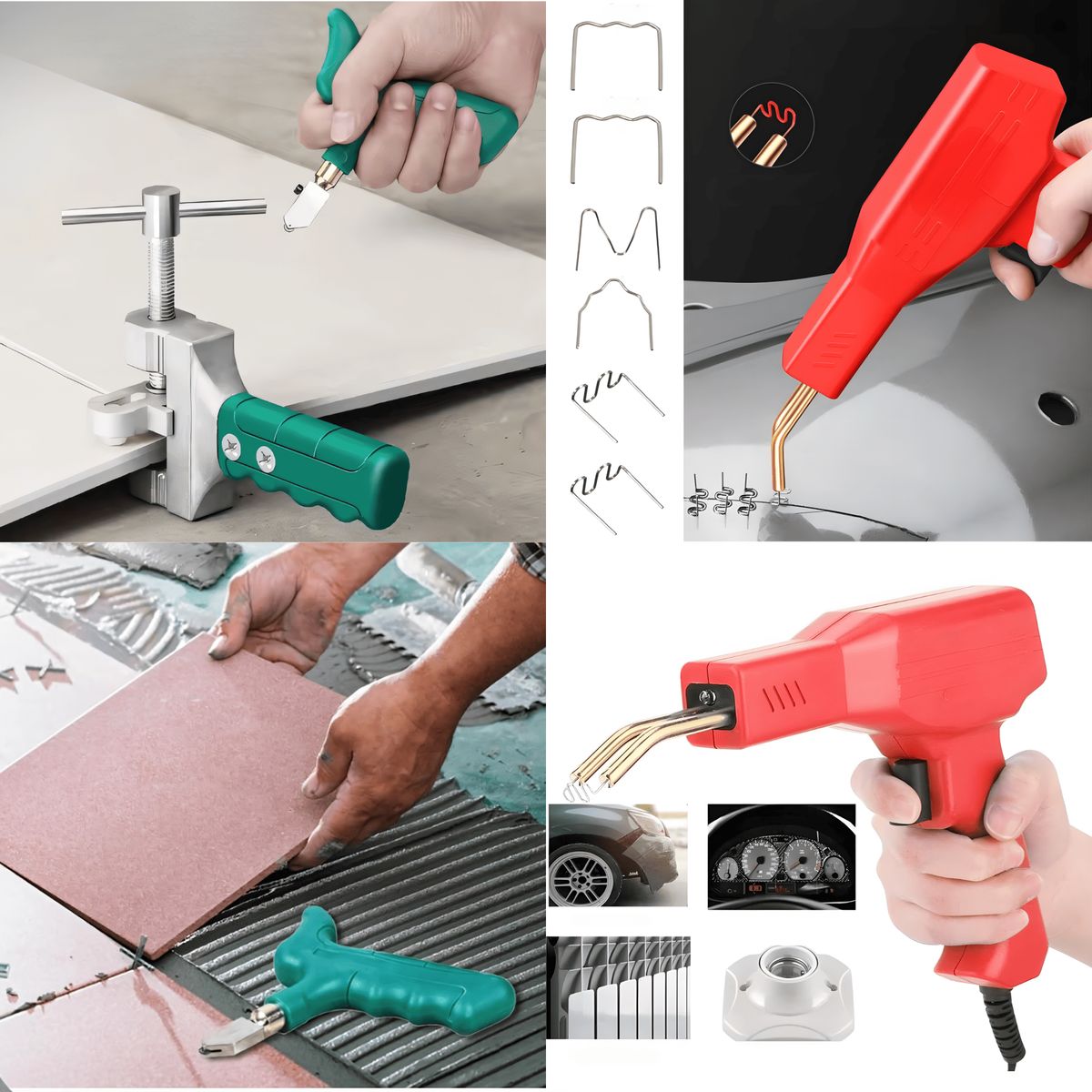 ROSH - Cortador Vidrio + Soldador Plástico ¡Ideal para Reparar