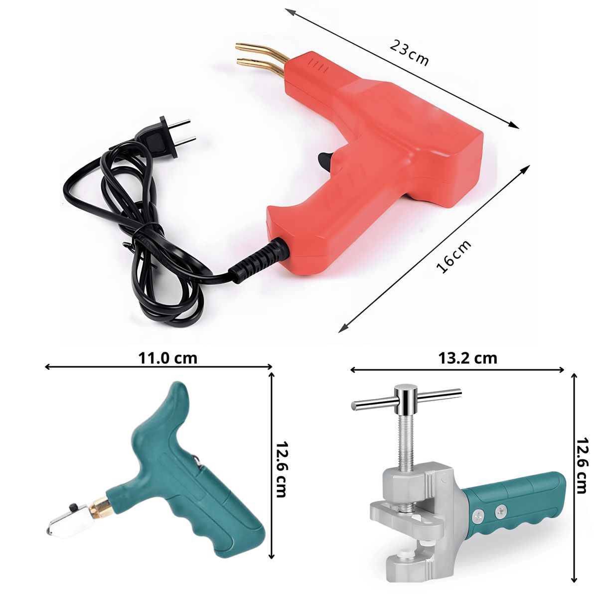 ROSH - Cortador Vidrio + Soldador Plástico ¡Ideal para Reparar
