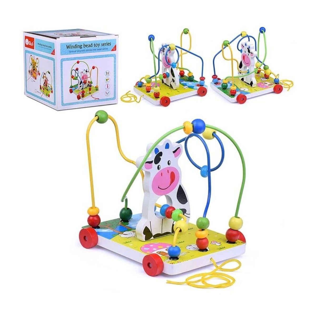 GENERICO - Juego Didáctico Circuito Rodante Vaca