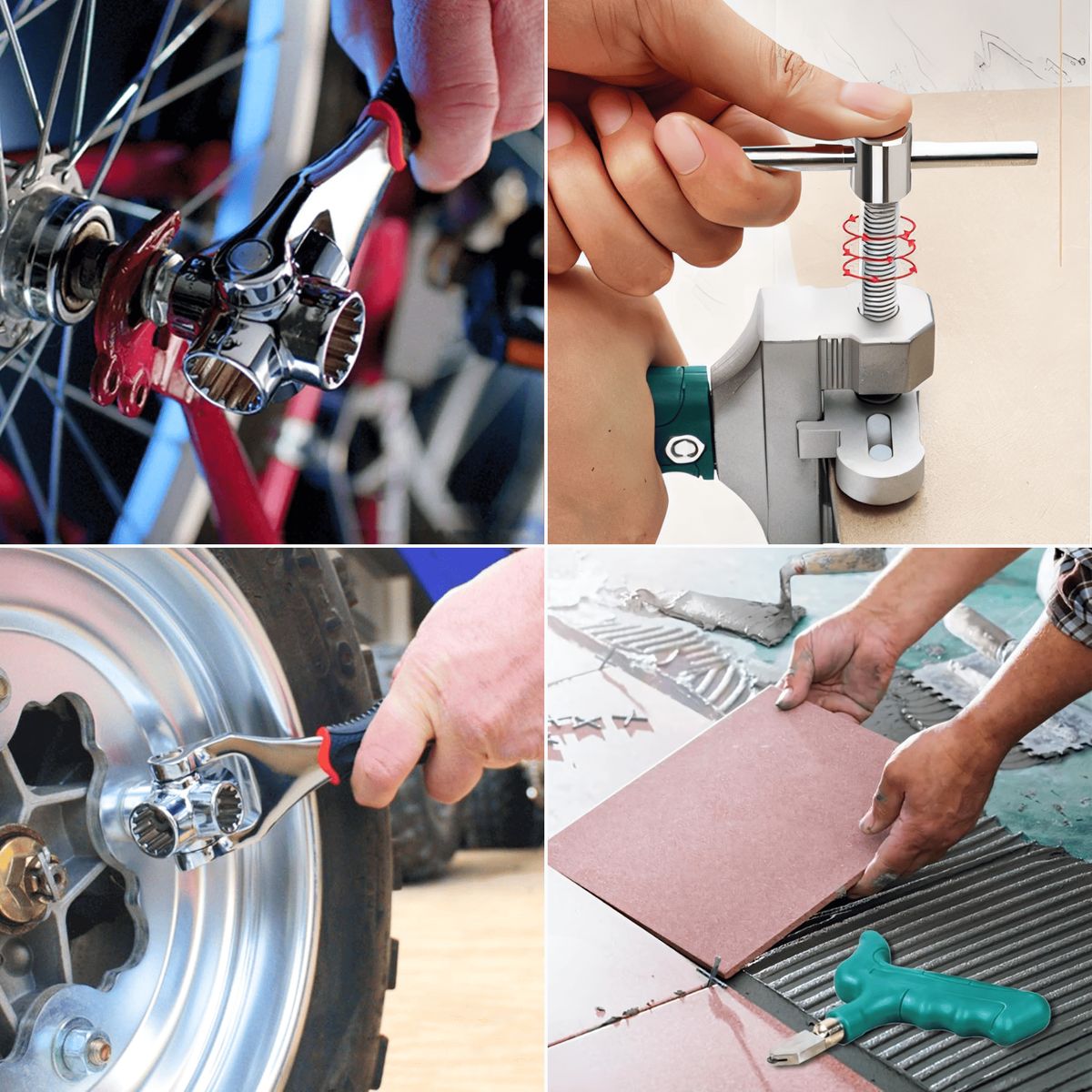 ROSH - Cortador de Vidrio + Llave 48 en 1 Multiuso Top Perú