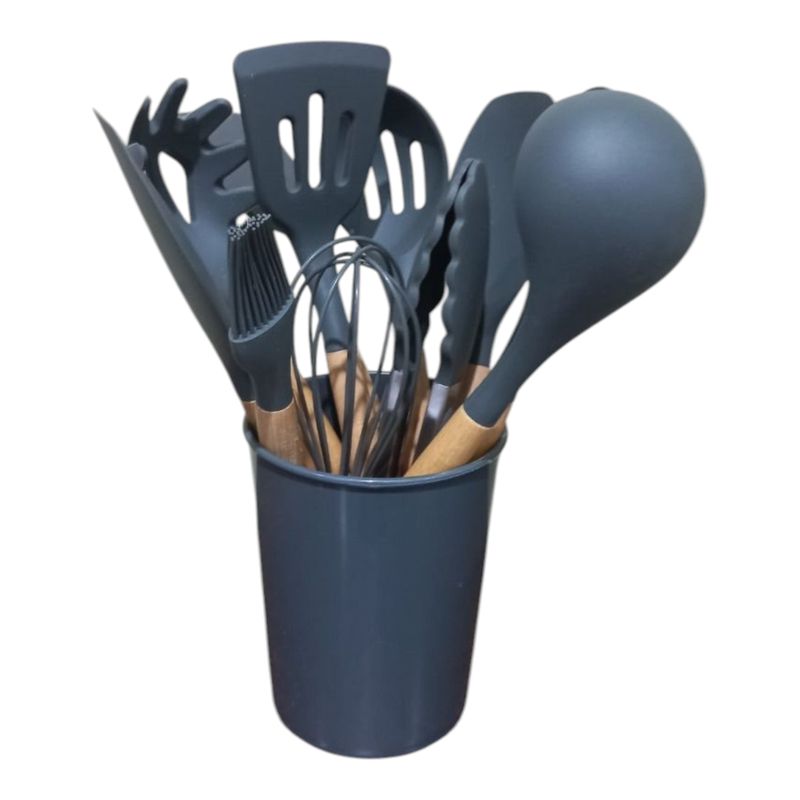 WELL BEING - SET DE CUCHARONES DE SILICONA 12 PIEZAS