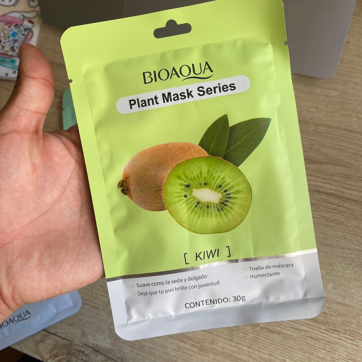 BIOAQUA - Máscarilla Facial Hidratante Pack x 3 Unidades - Bioaqua