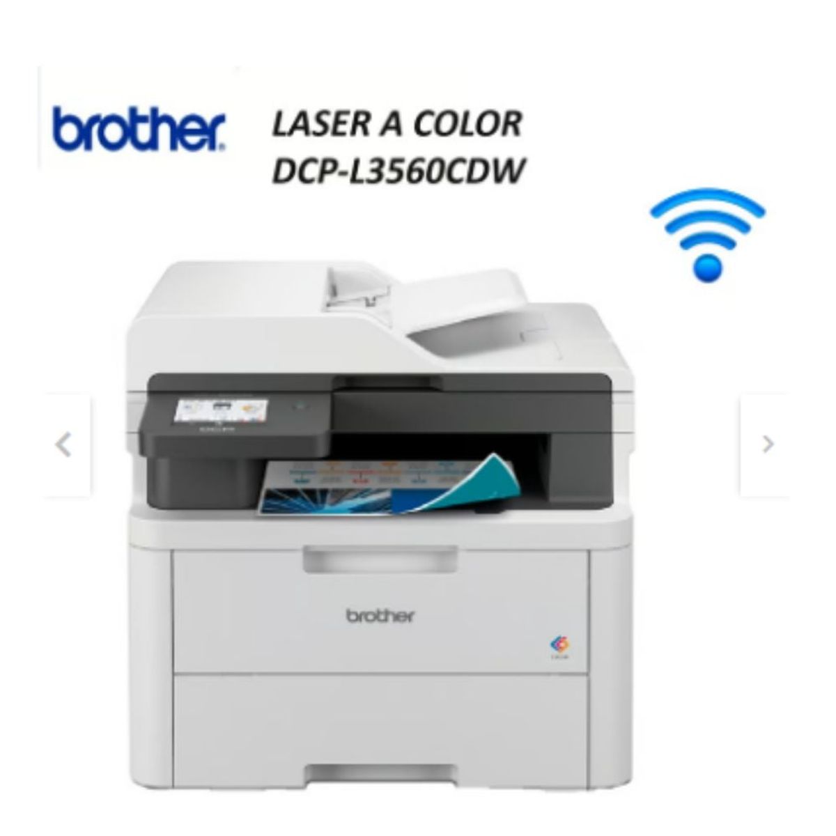 BROTHER - Impresora BROTHER DCP-L3560CDW Wifi Multifuncional Laser color 3560