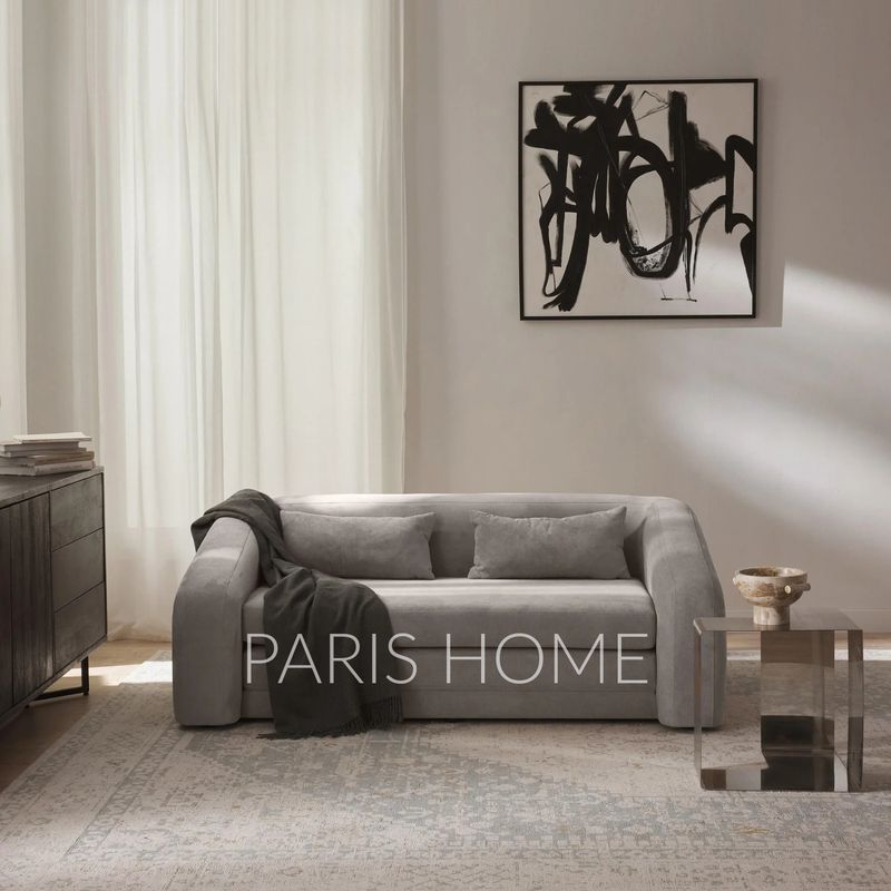 GENERICO - Sofá Cama 2 Cuerpos Foldz Tejido - Gris Oscuro