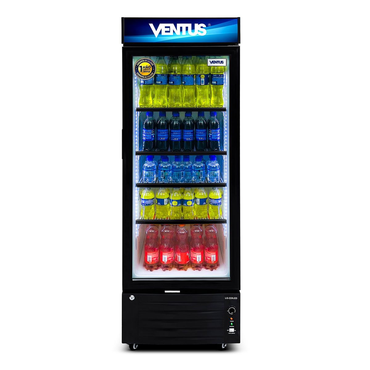VENTUS - Visicooler de 1 Puerta De 220 Litros - VENTUS