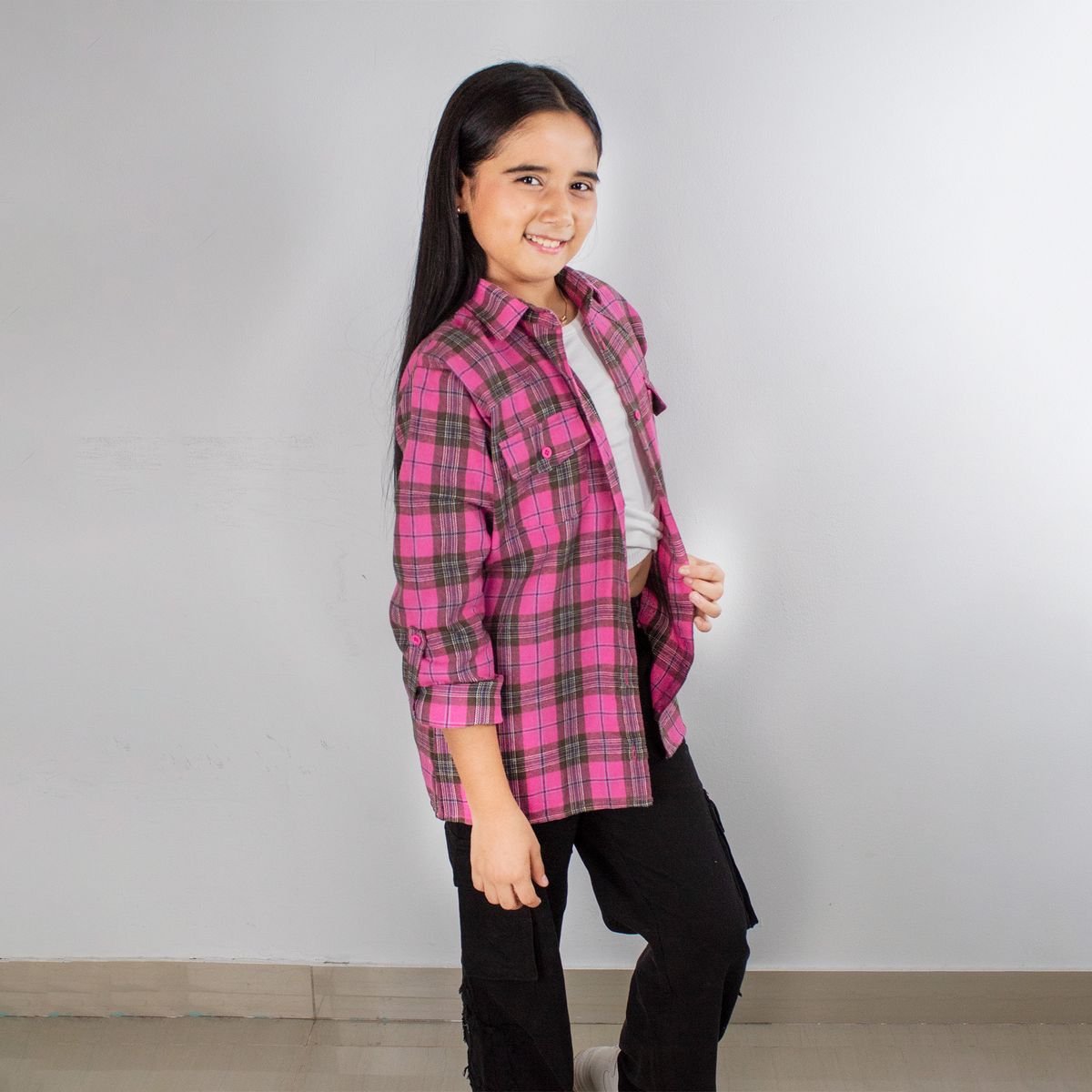 DANUS - BLUSA MANGA LARGA TAPA VILLELA  DANUS