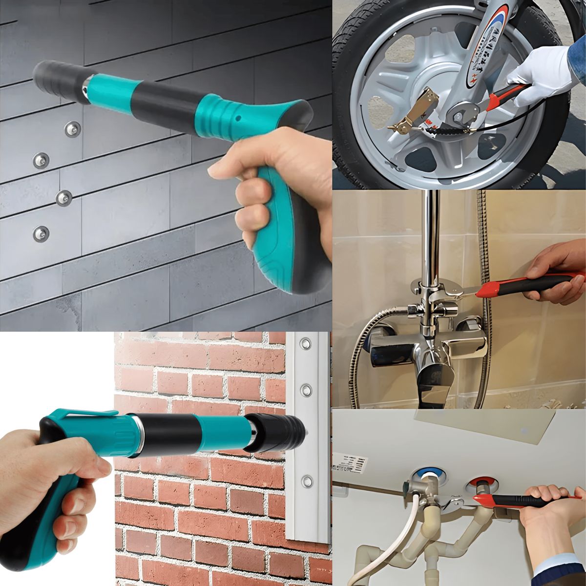 ROSH - Combo Profesional: Pistola Fulminante + 2 Llaves Francesas