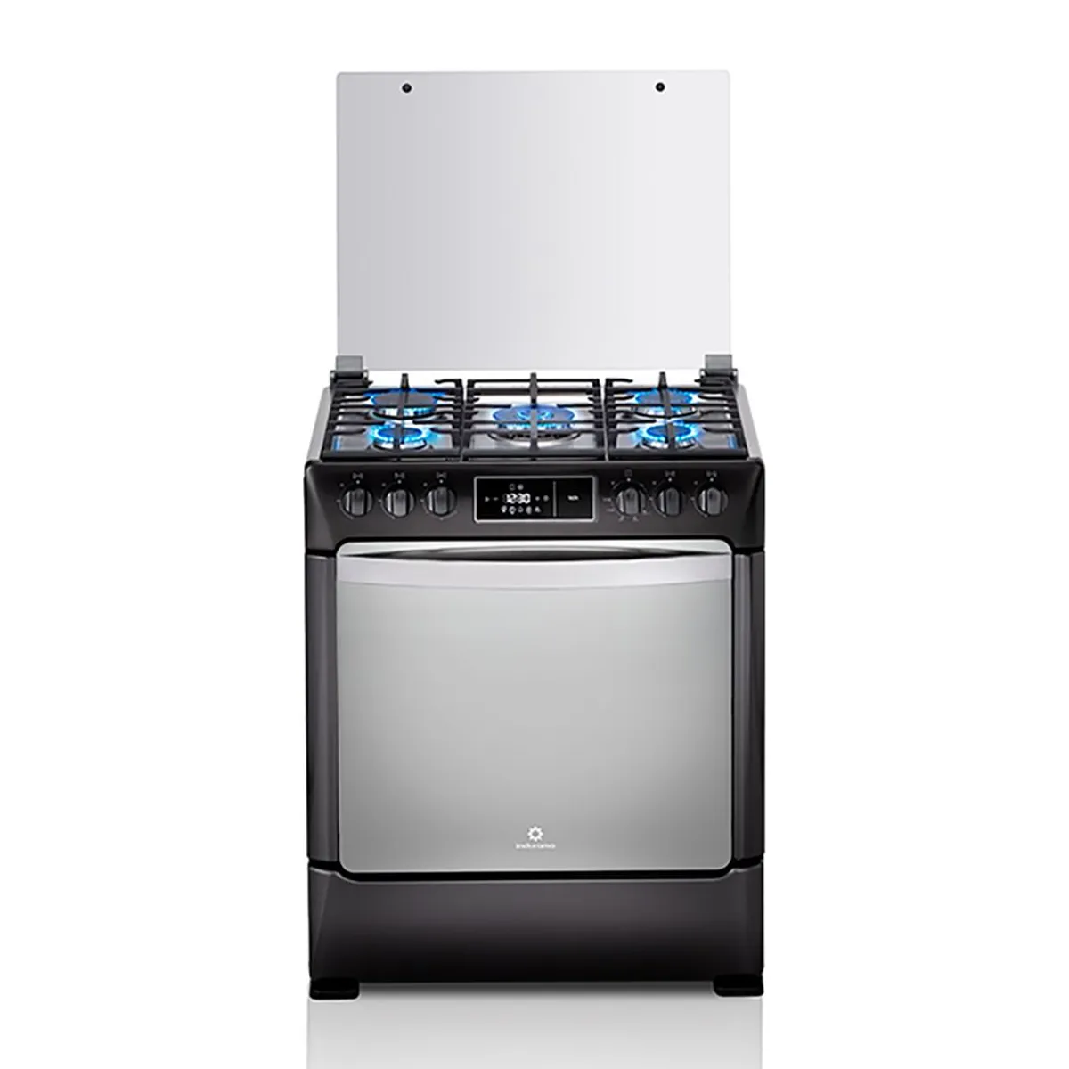 INDURAMA - Cocina 5 Hornillas Negro Indurama NIZA ZAFIRO