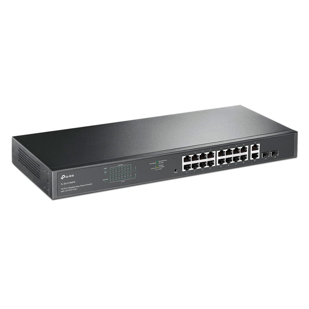 TP LINK - TP-LINK TL-SG1016PE Switch PoE 16 Puertos Gigabit 110W