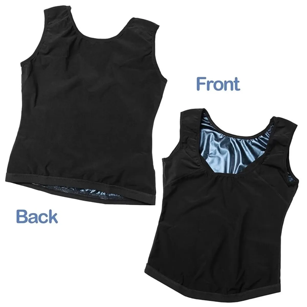 GENERICO - Chaleco Sauna Camiseta Fitness para Mujer