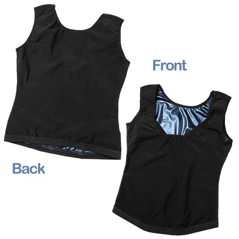 GENERICO - Chaleco Sauna Camiseta Fitness para Mujer