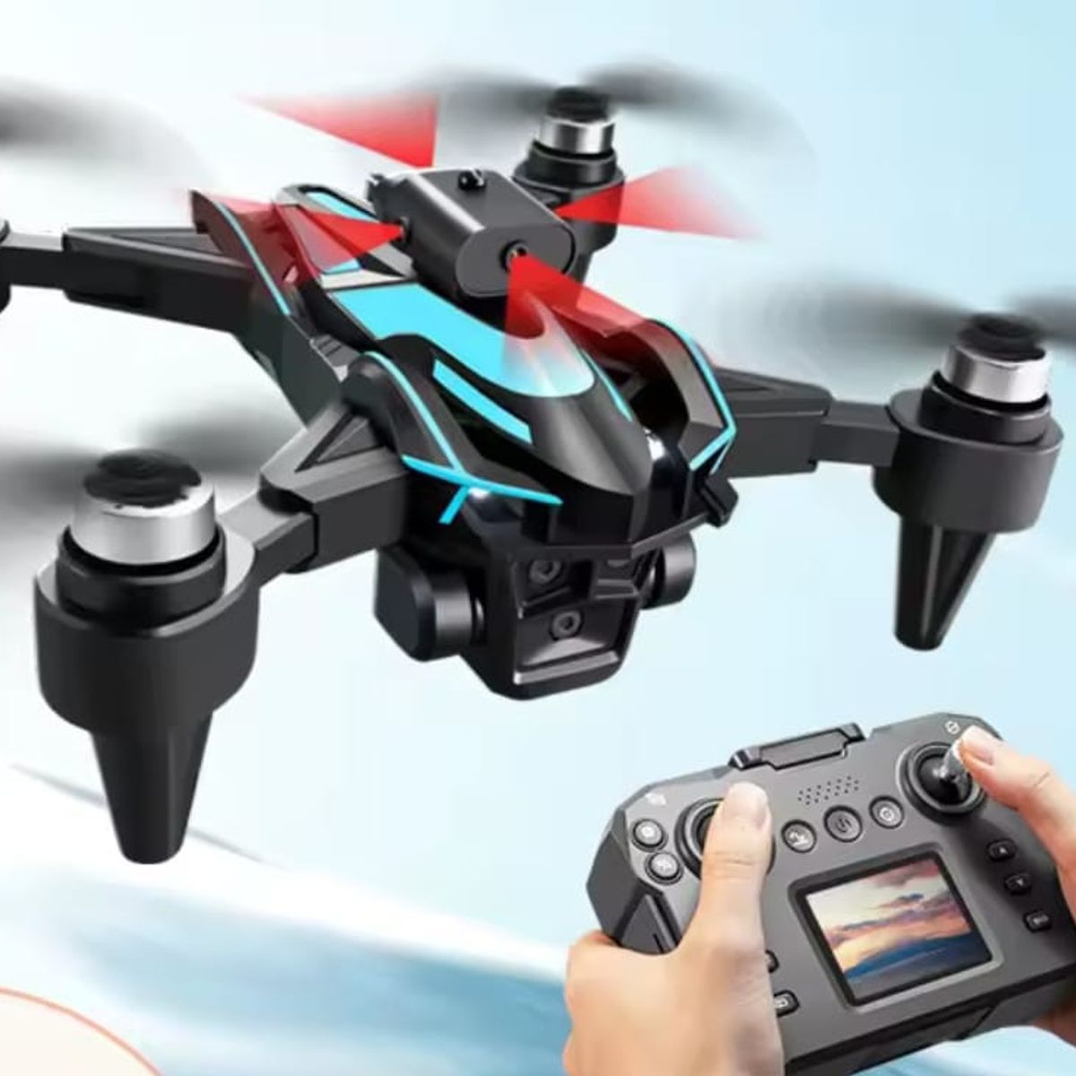 GENERICO - DRON K12 MAX CON PANTALLA  8K EVITACION DE OBSTACULOS