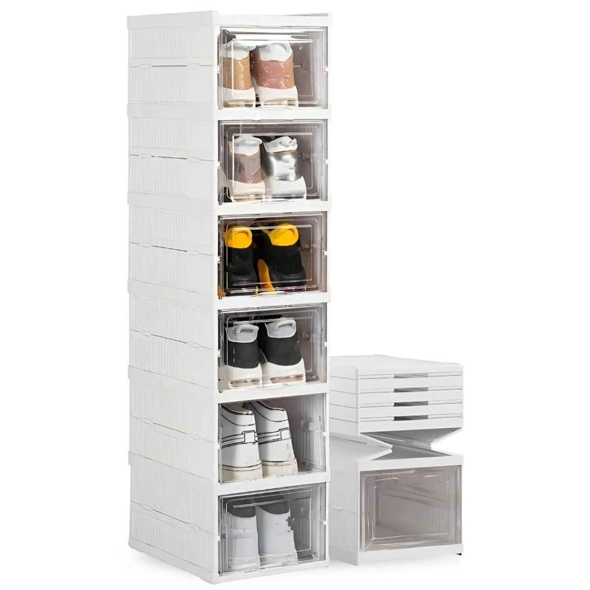 MINARI - Zapatera Organizador de Zapatos Plegable 6 Niveles Premium Z60