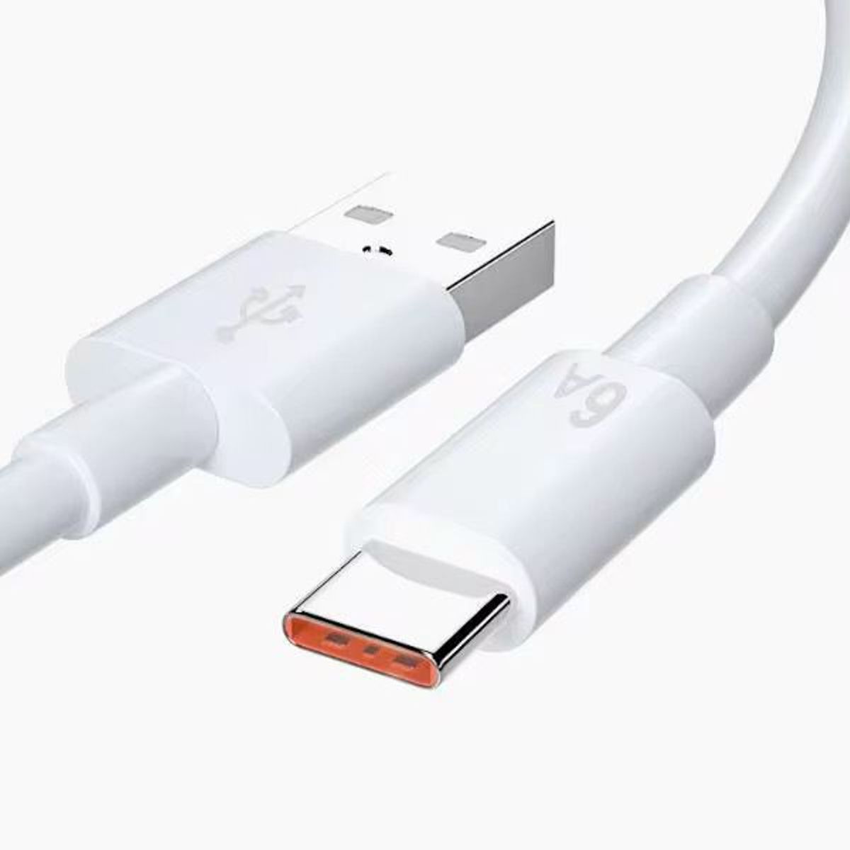 SMART - CABLE USB-C 6A 2 METROS DE CARGA RAPIDA PREMIUM DE ALTA RESISTENCIA