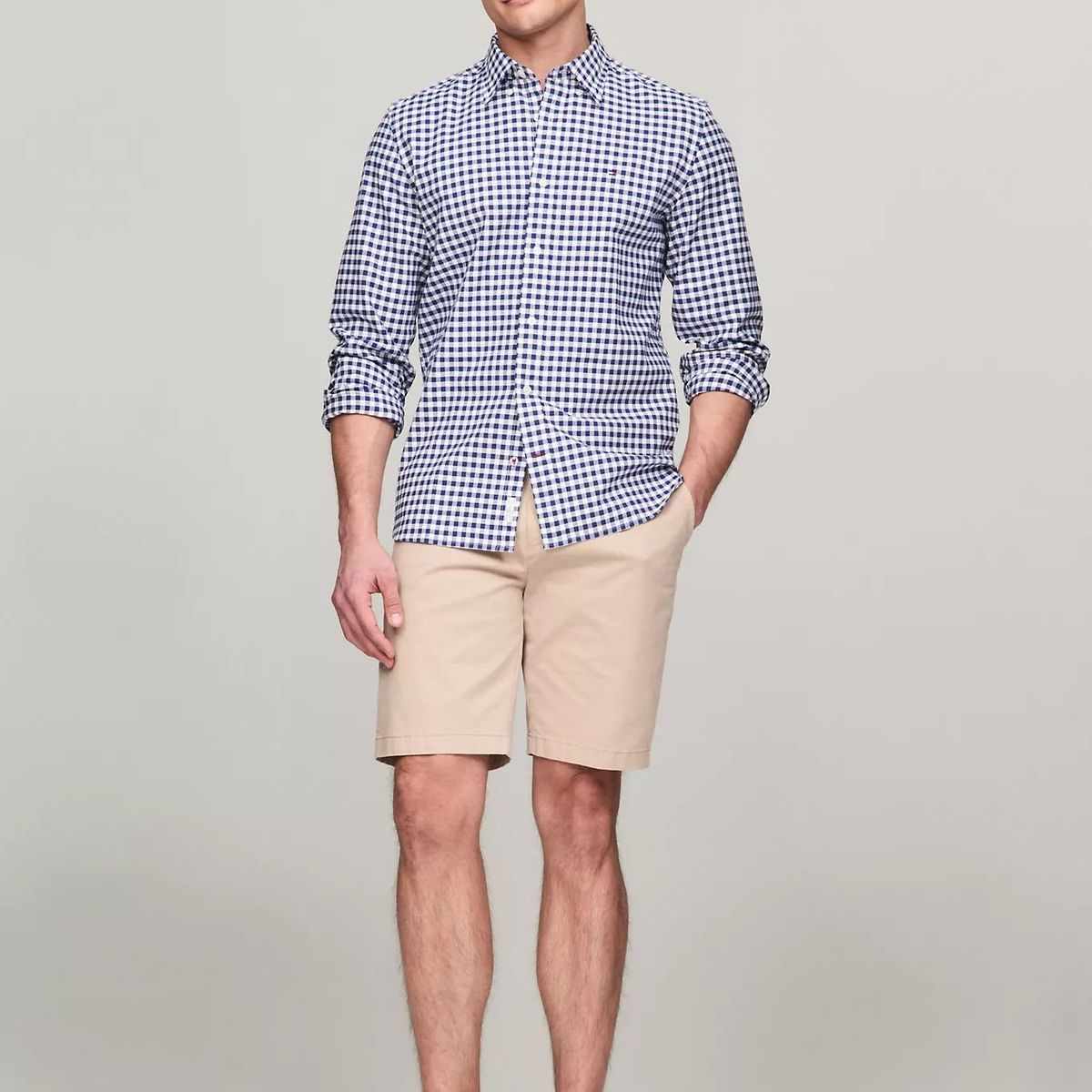 TOMMY HILFIGER - CAMISA M CLASSIC OXFORD GINGHAM RF SH TH