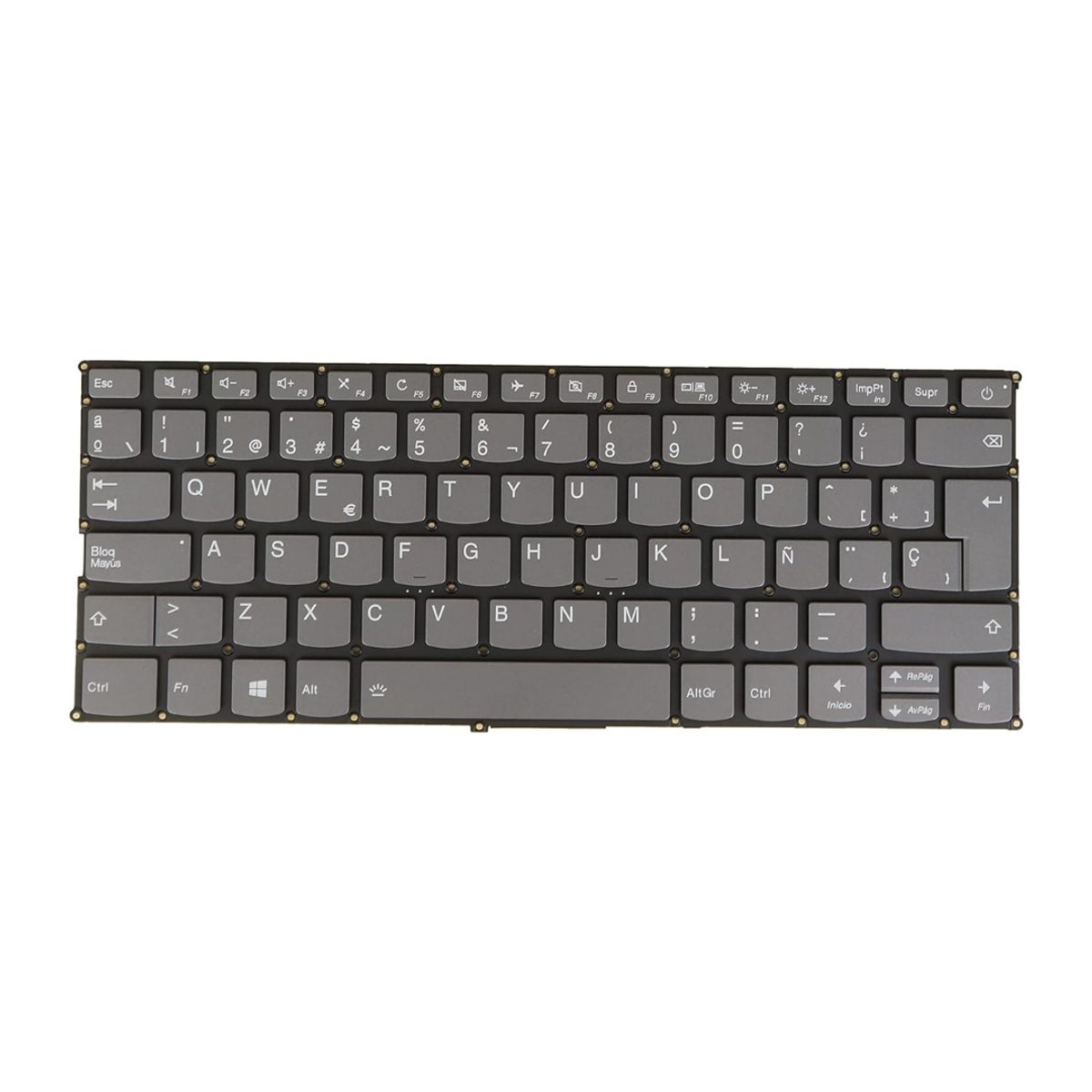 OEM - Teclado  para Laptop Lenovo Ideapad  720S-14IKB, 720S-14IKB.  Iluminado