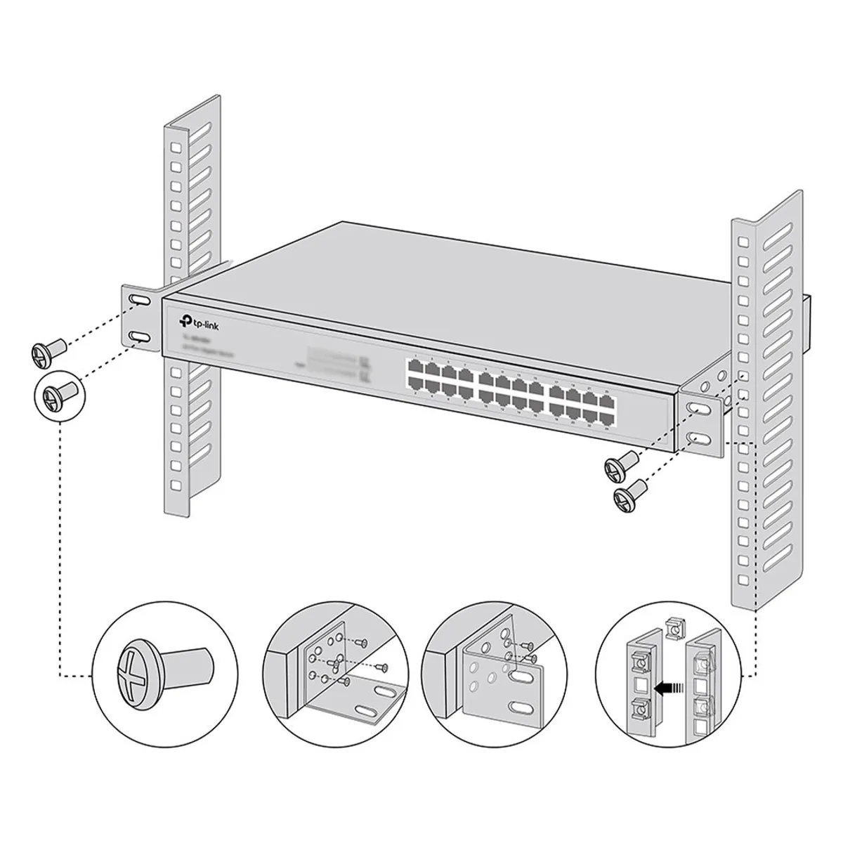 TP LINK - TP-LINK RackMount Kit-13 de Montaje en Bastidor 13Pulg Omada