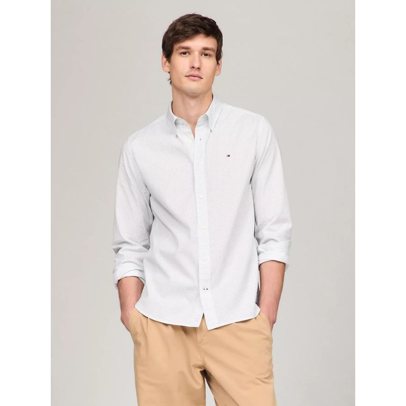 TOMMY HILFIGER - CAMISA M NATURAL SOFT MINI PRT RF SHI TH