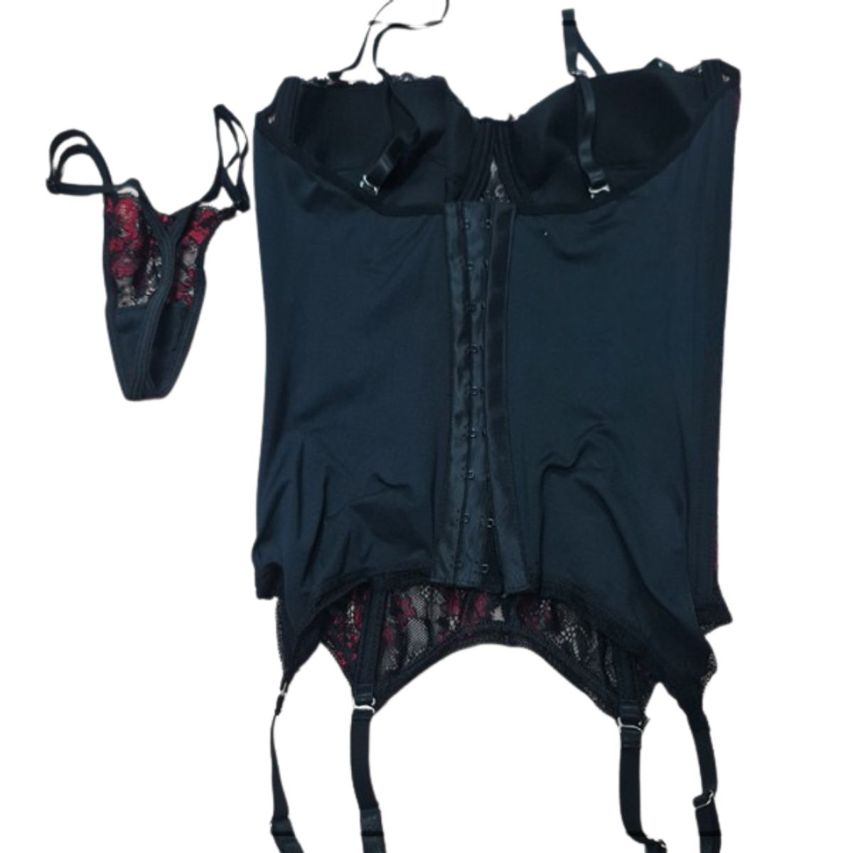 GENERICO - Corset lencería Valery más Medias e Interior