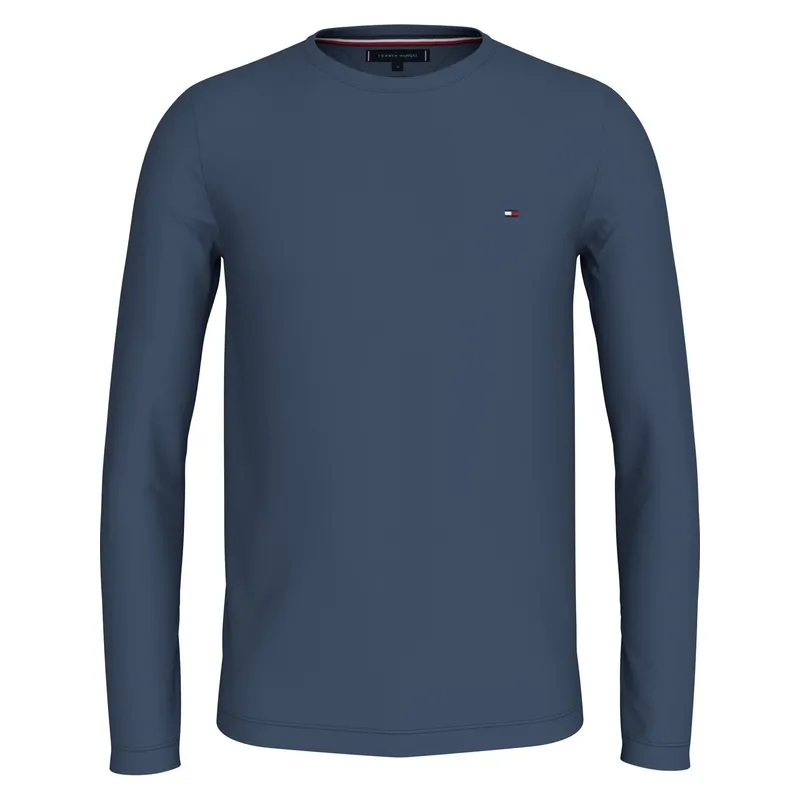 TOMMY HILFIGER - CAMISETA M/L C/E STRETCH SLIM FIT LONG SLEEVE T