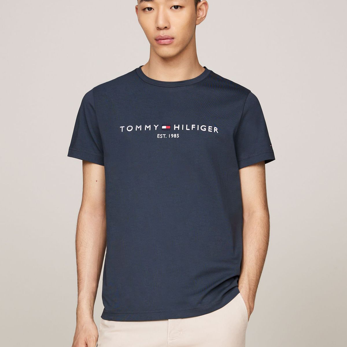 TOMMY HILFIGER - CAMISETA M/C TOMMY LOGO TEE