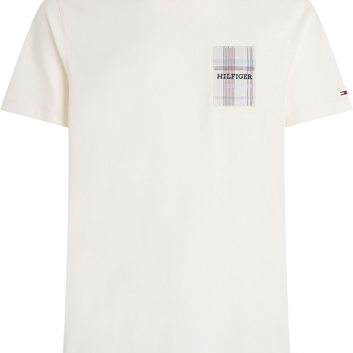 TOMMY HILFIGER - CAMISETA M/C MONOTYPE WOVEN LABEL TEE