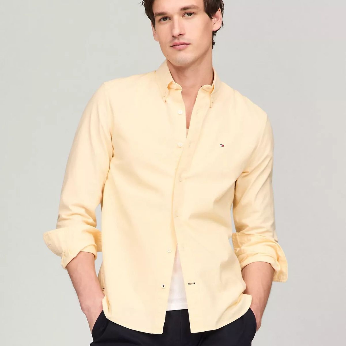 TOMMY HILFIGER - CAMISA M TOMMY STRETCH OG OXFORD LS R TH