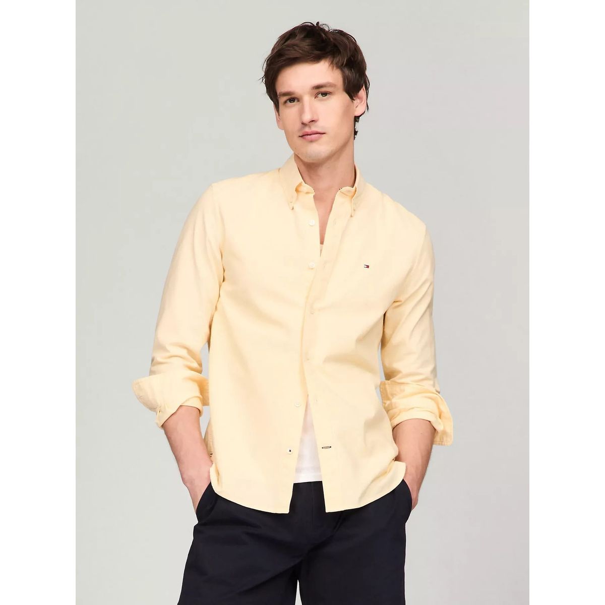 TOMMY HILFIGER - CAMISA M TOMMY STRETCH OG OXFORD LS R TH