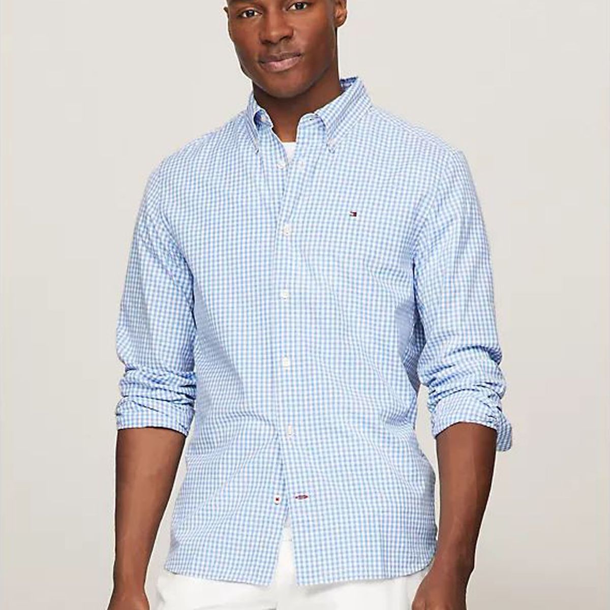TOMMY HILFIGER - CAMISA M NATURAL SOFT GINGHAM SHIRT