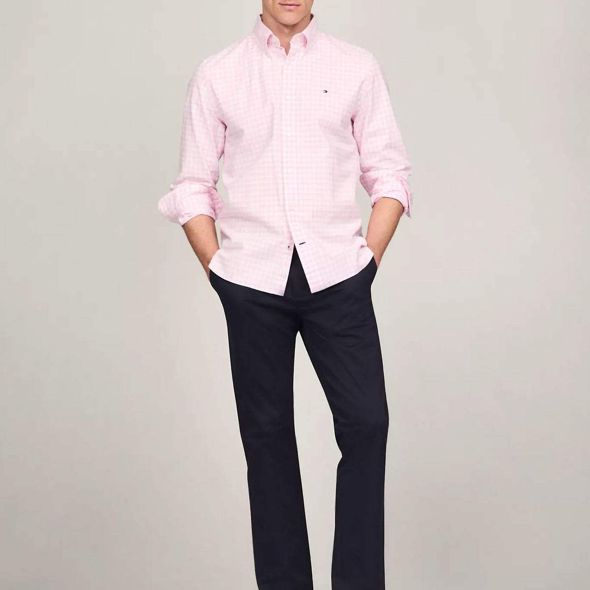 TOMMY HILFIGER - CAMISA M CLASSIC OXFORD GINGHAM RF SH TH