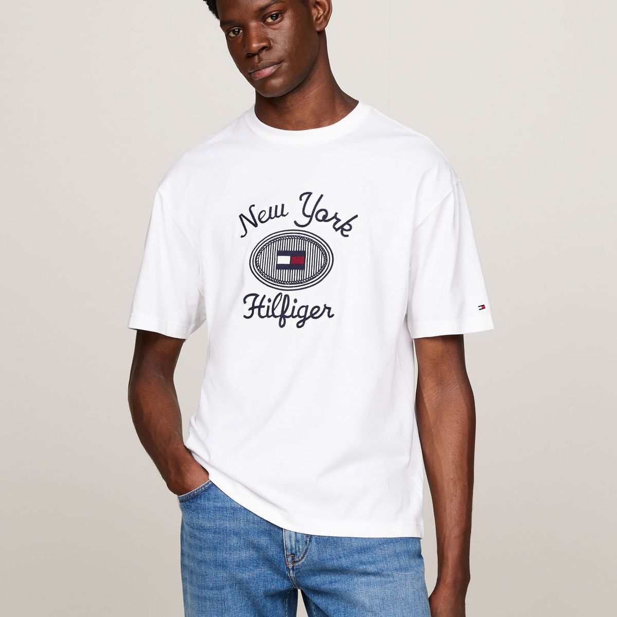 TOMMY HILFIGER - CAMISETA M/C NY CREST TEE TH