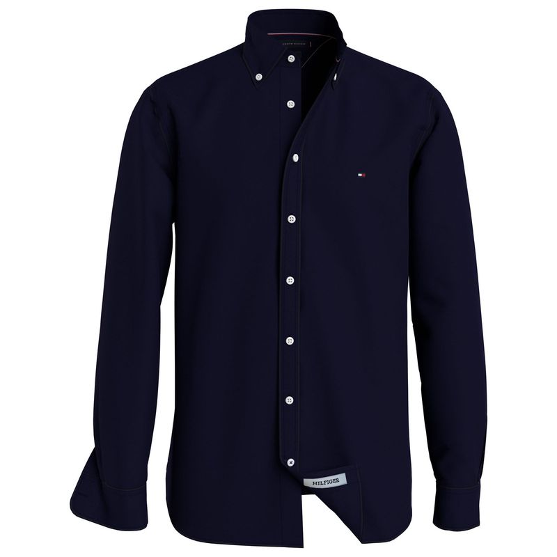 TOMMY HILFIGER - CAMISA MERCERIZED TWILL RF SHIRT TH