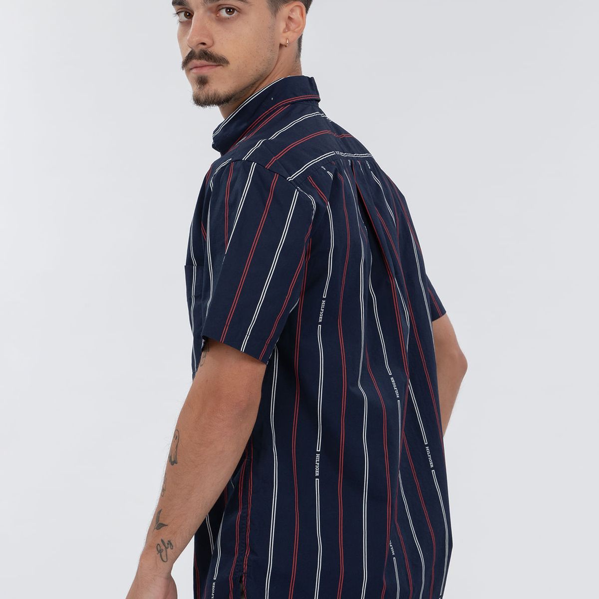 TOMMY HILFIGER - CAMISA HILFIGER DOUBLE STP RF SHIRT S