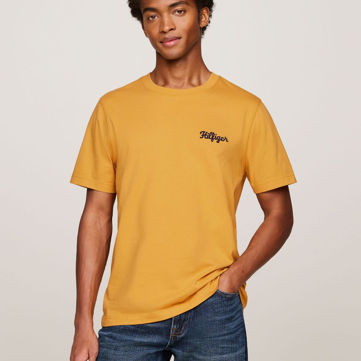 TOMMY HILFIGER - CAMISETA M/C HILFIGER CHAINSTITCH TEE TH