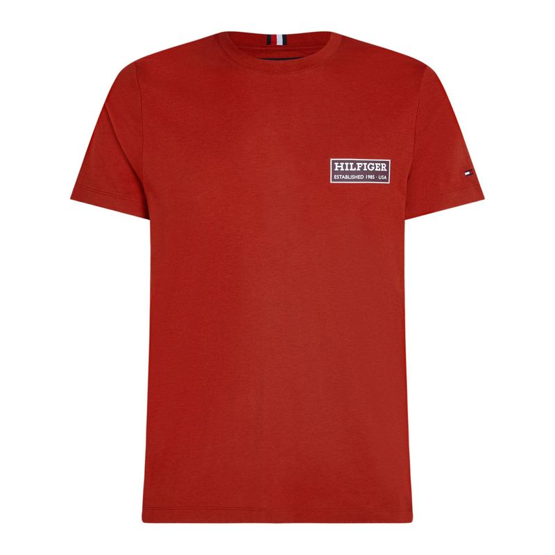 TOMMY HILFIGER - CAMISETA M/C PRINTED BADGE TEE TH