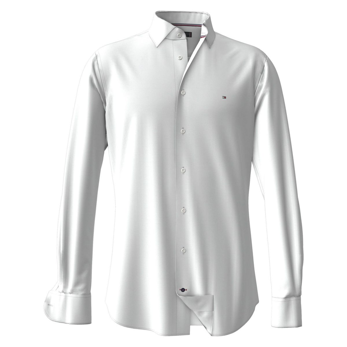 TOMMY HILFIGER - CAMISA CL KNITTED SOLID RF SHIRT TH