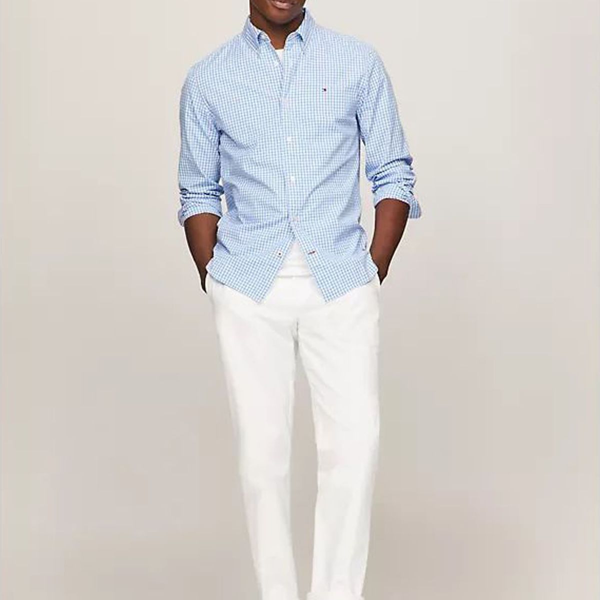 TOMMY HILFIGER - CAMISA M NATURAL SOFT GINGHAM SHIRT