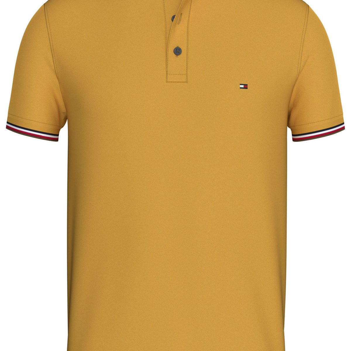 TOMMY HILFIGER - POLO M/C 1985 RWB TIPPED SLIM POLO