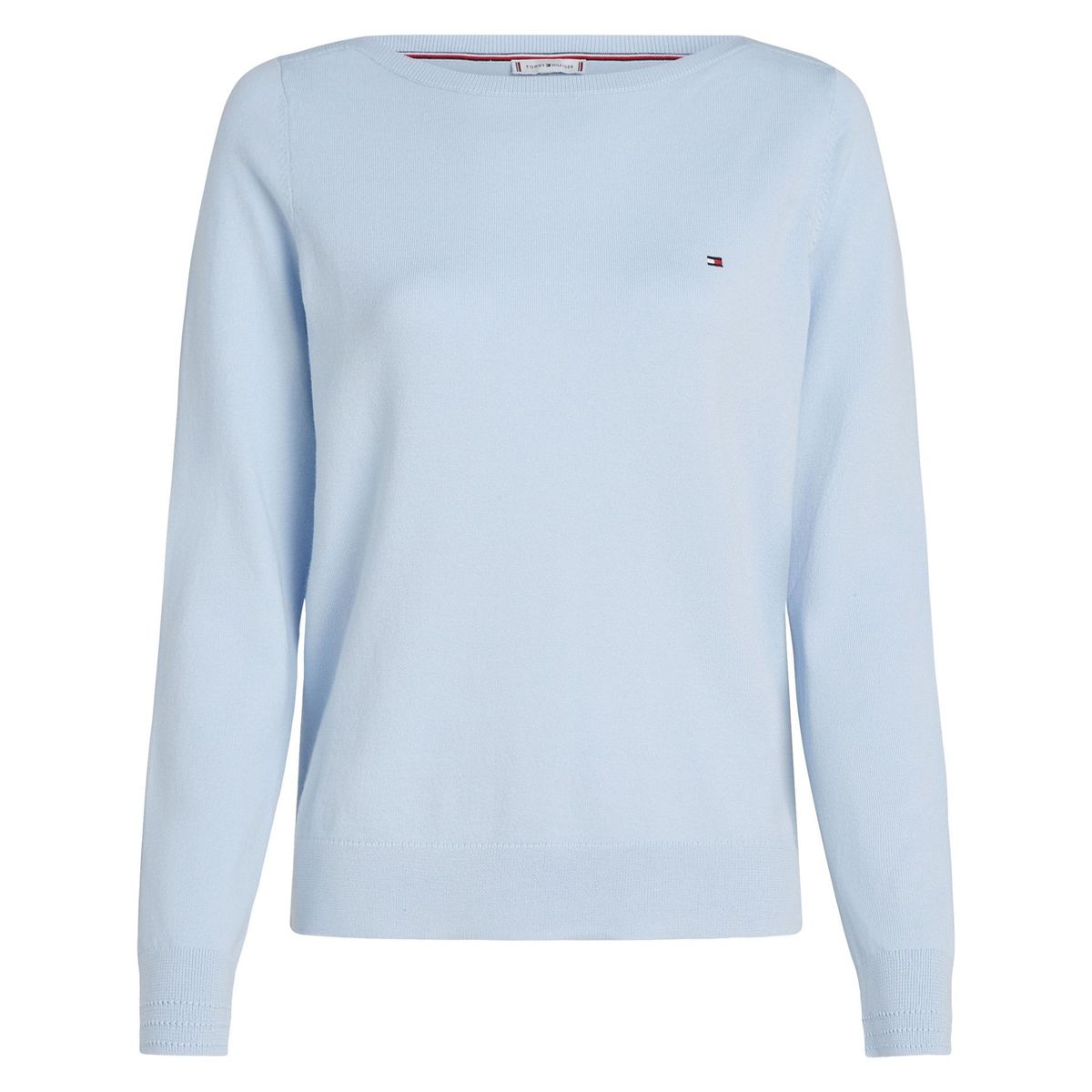 TOMMY HILFIGER - SWEATER CO JERSEY STITCH BOAT-NK SWEAT