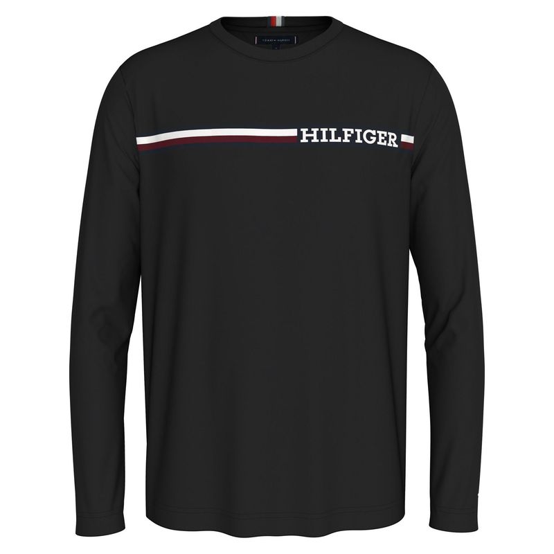 TOMMY HILFIGER - CAMISETA M/C CHEST STRIPE LS TEE